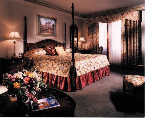 While the Lenox Hotel devotes itself to green initiatives, the guest rooms don’t skimp on amenities.